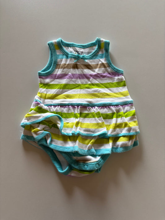 Striped Skirted Onesie