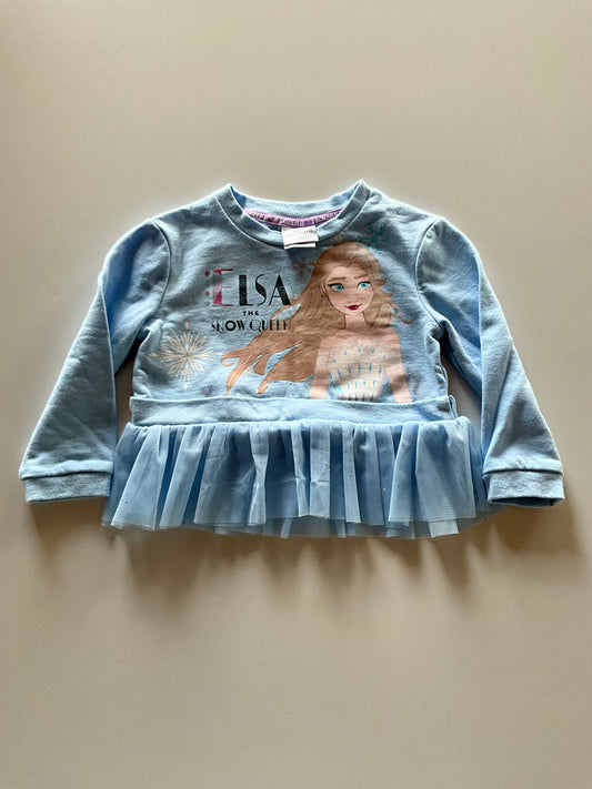 Blue Elsa Sweater w/ Tulle