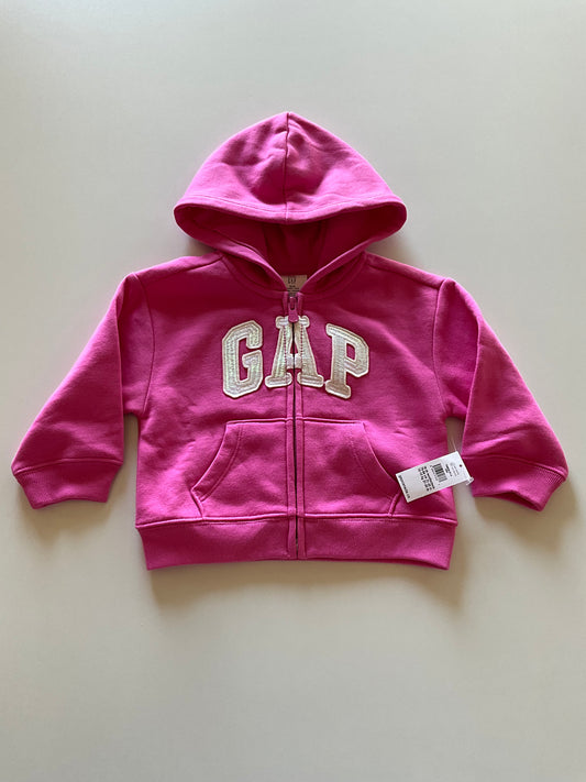 BNWT Pink Gap Zip Up Hoodie