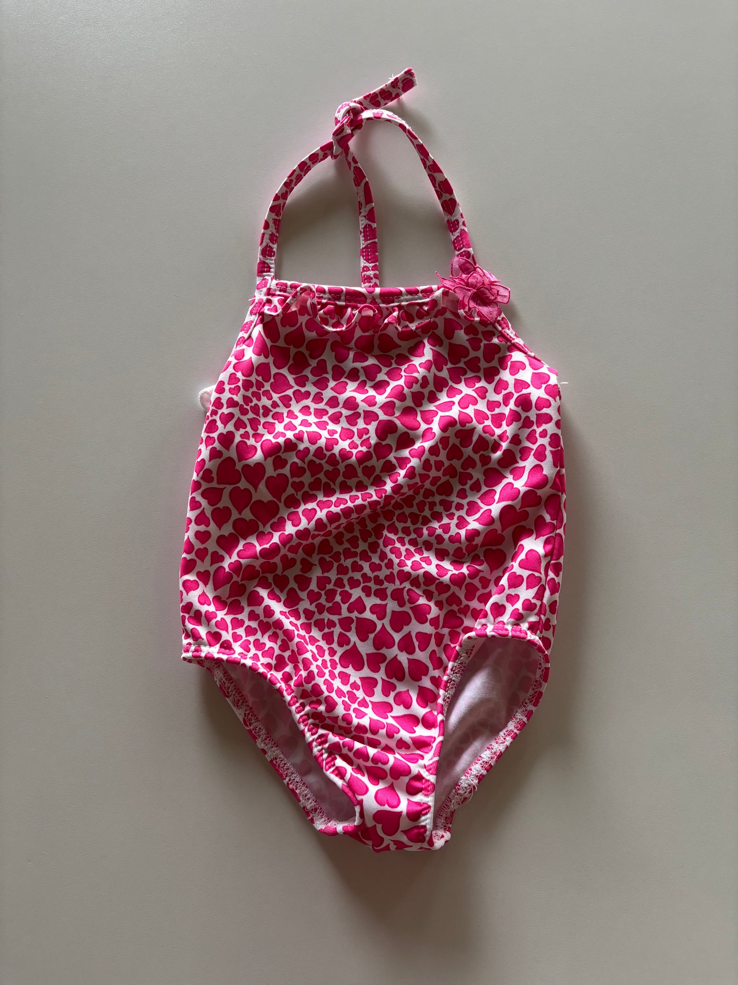 Pink Hearts Swim Suit