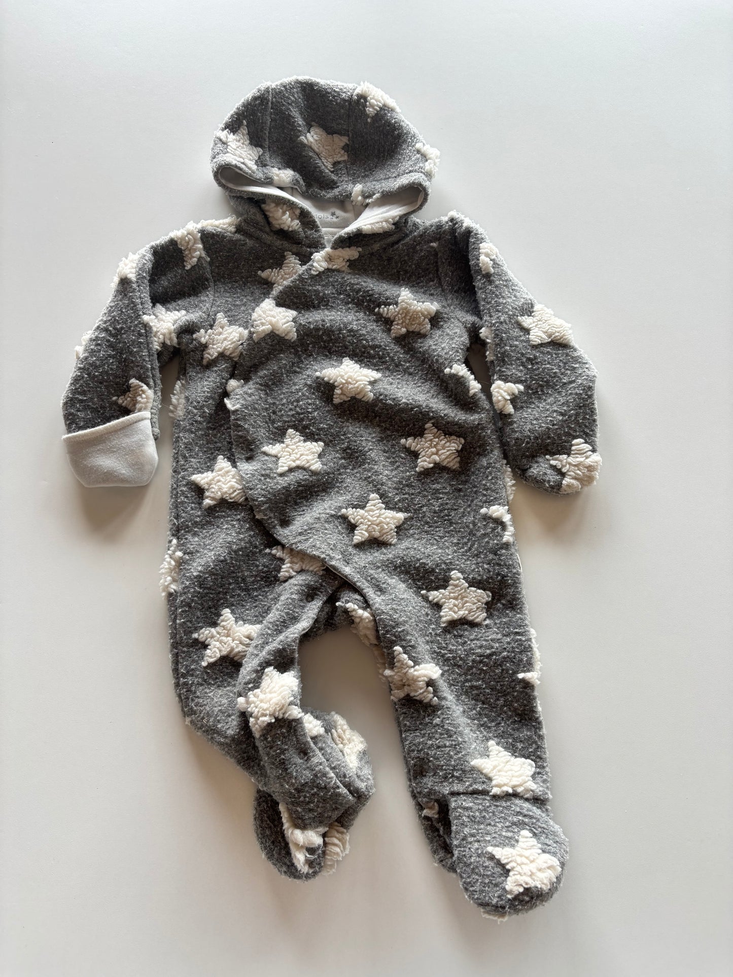 Grey with White Stars Outdoor Suit