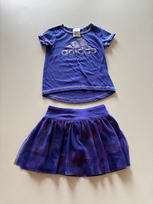 2pc Purple Adidas Set