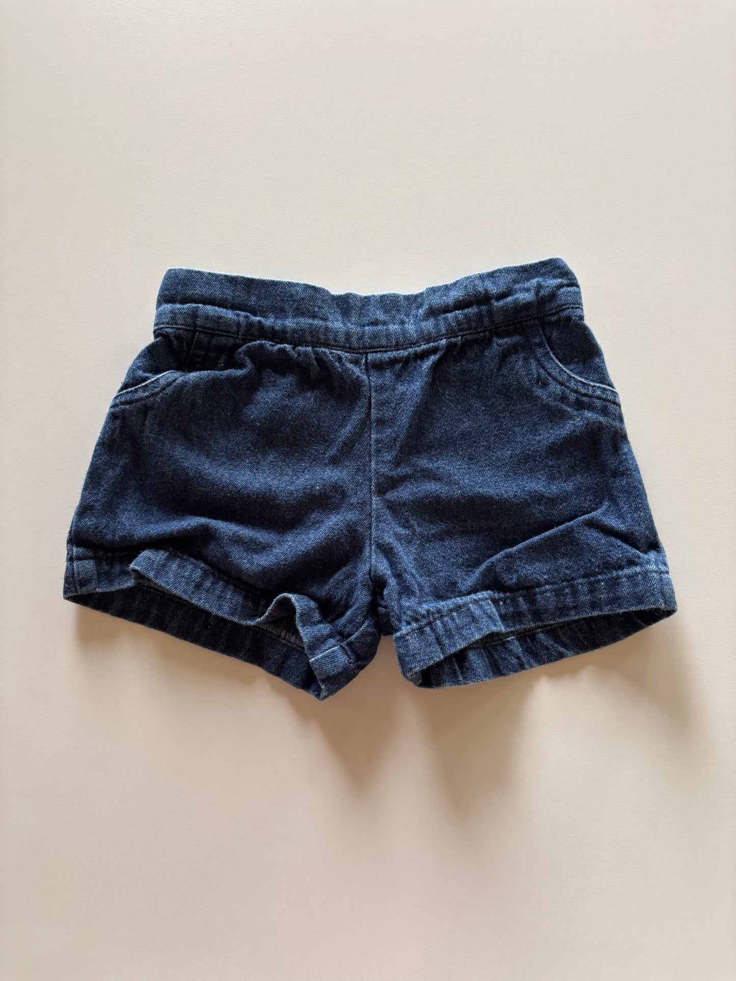Dark Denim Shorts