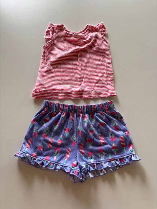 2pc Pink & Purple Soutfit
