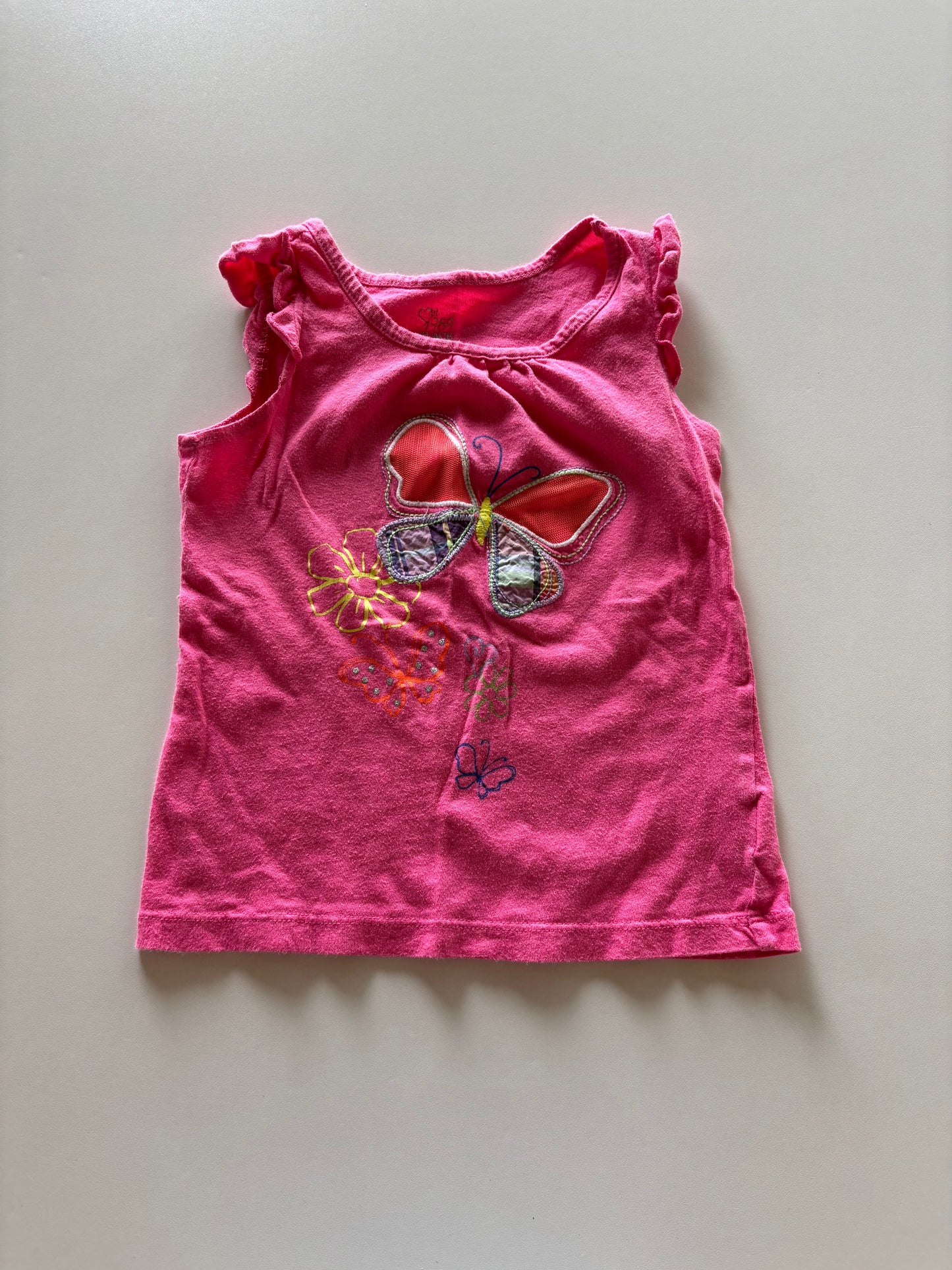 Pink Butterfly Tank