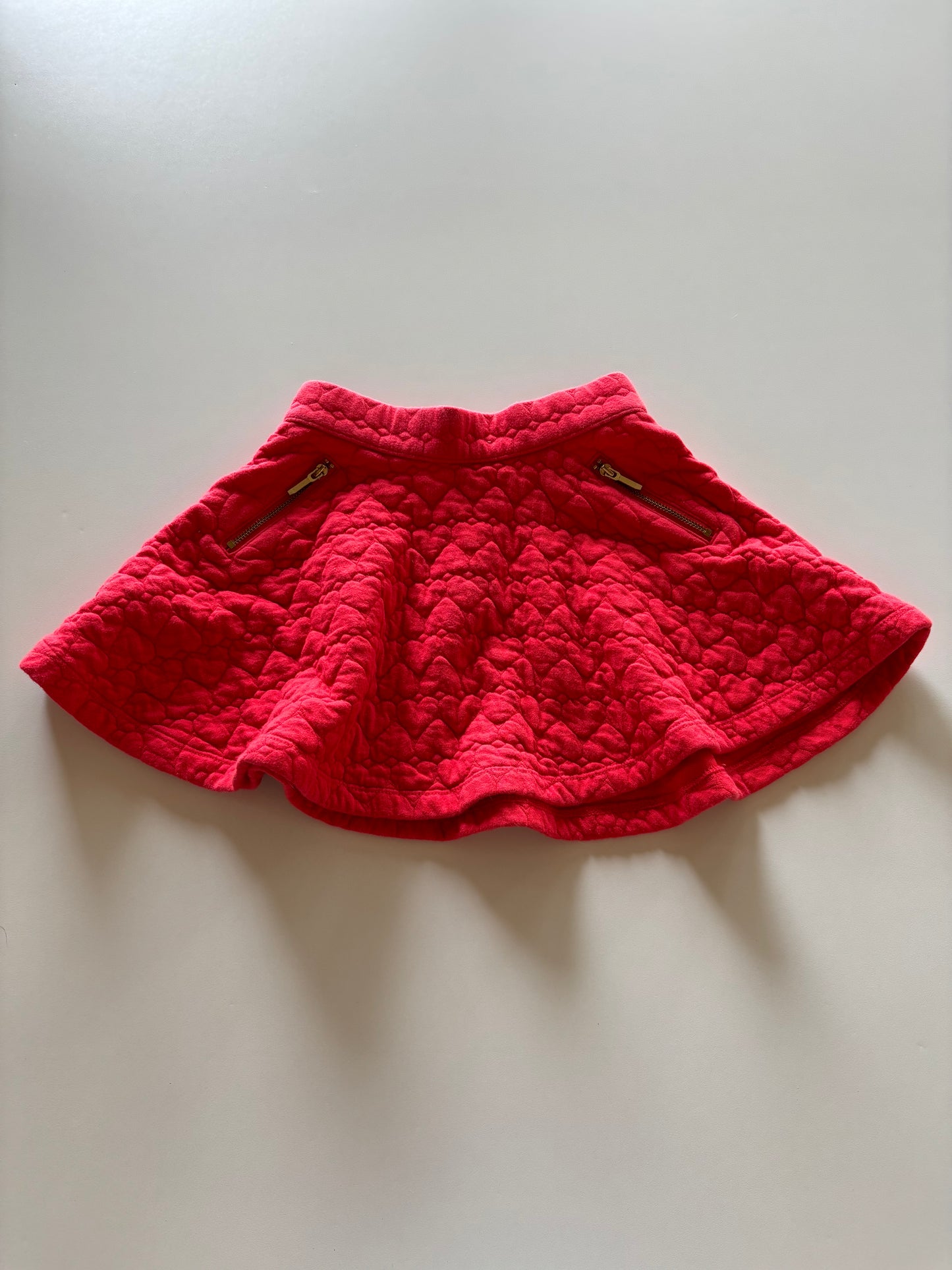 Red Quilted Heart Skirt