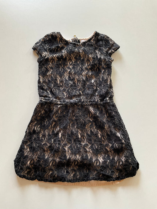 Black Lace Overlay Dress