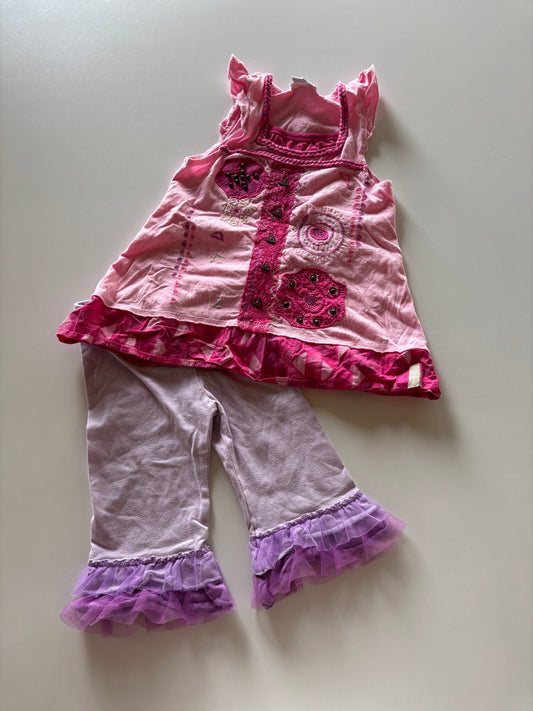 2pc Pink & Purple Set
