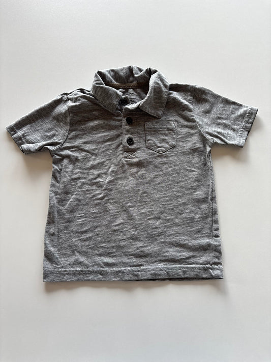 Grey Polo Tee
