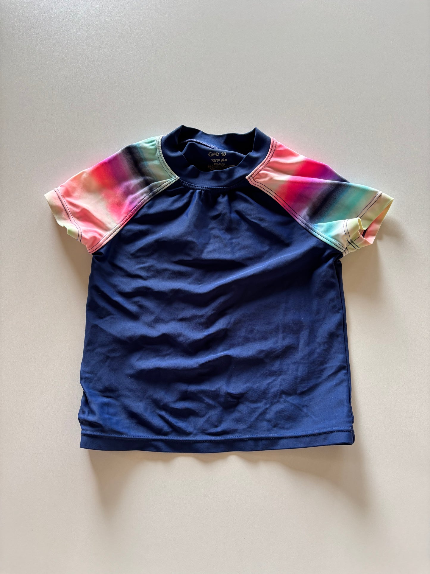 Navy & Rainbow Sun Shirt