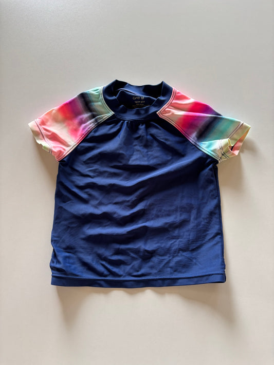 Navy & Rainbow Sun Shirt