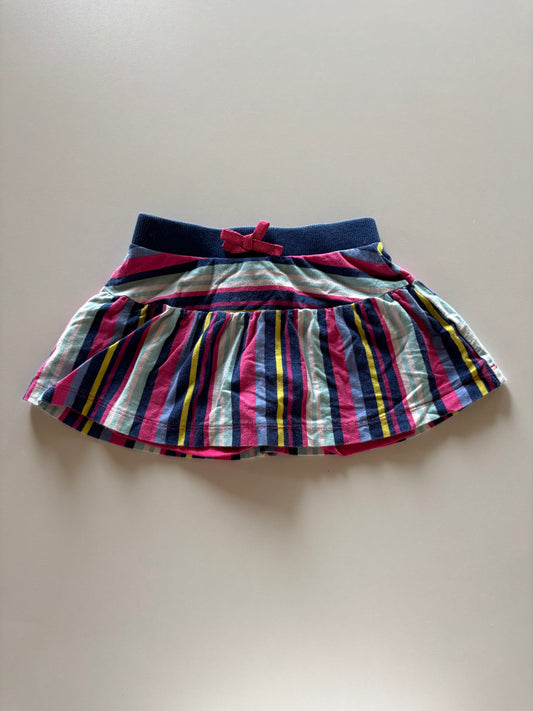 Colourful Striped Skort