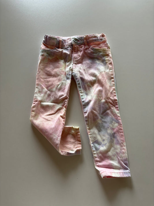 Pastel Tie Dye Jeans