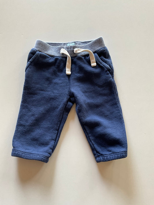 Blue Sweats with Contrasting Waistband