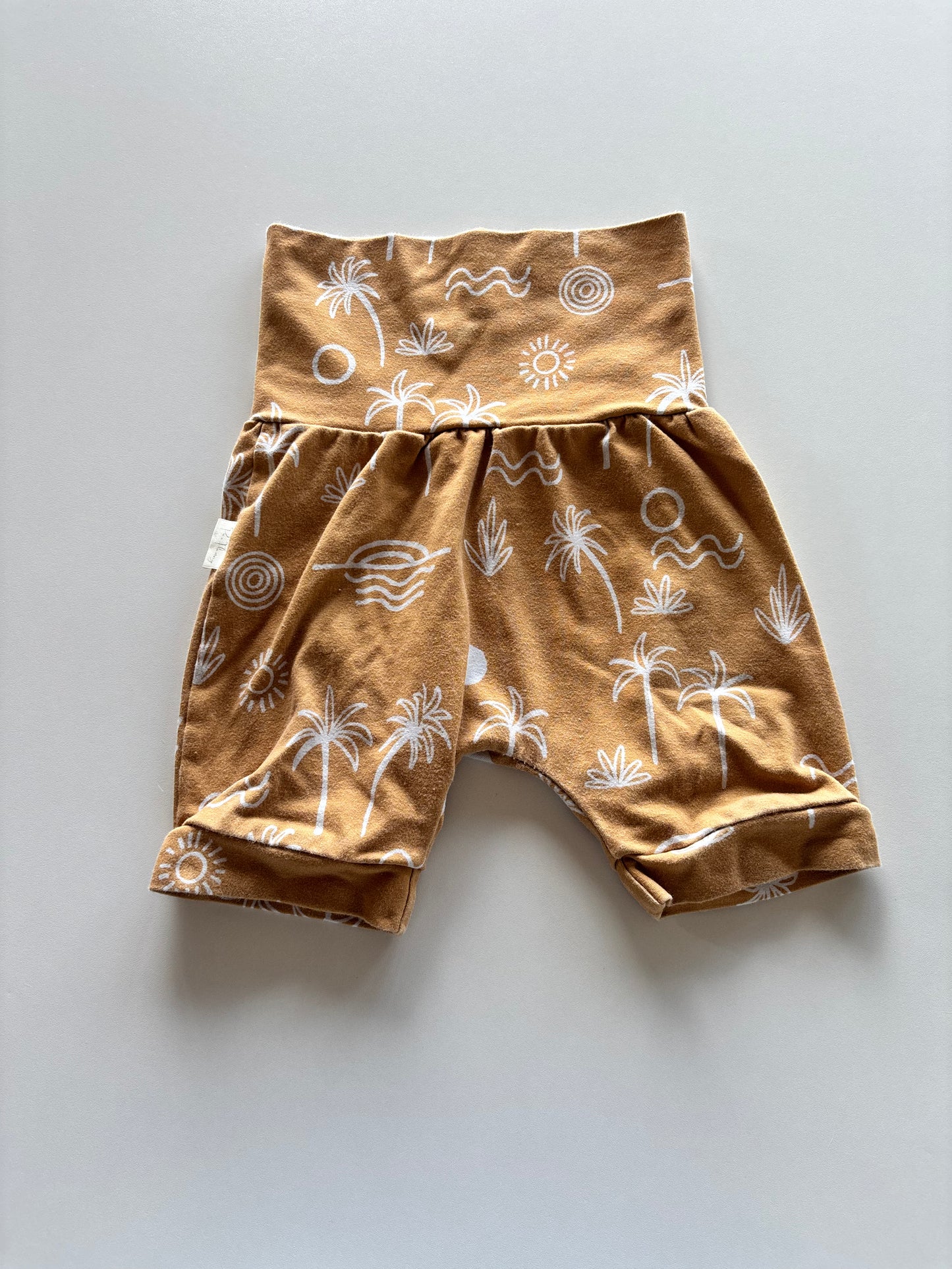 Harvest Gold Palm Grow With Me Shorts