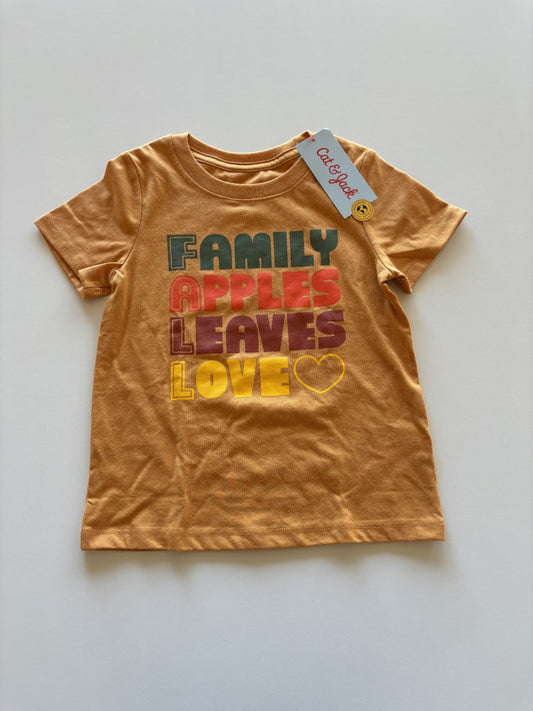 BNWT Yellow Fall Tee