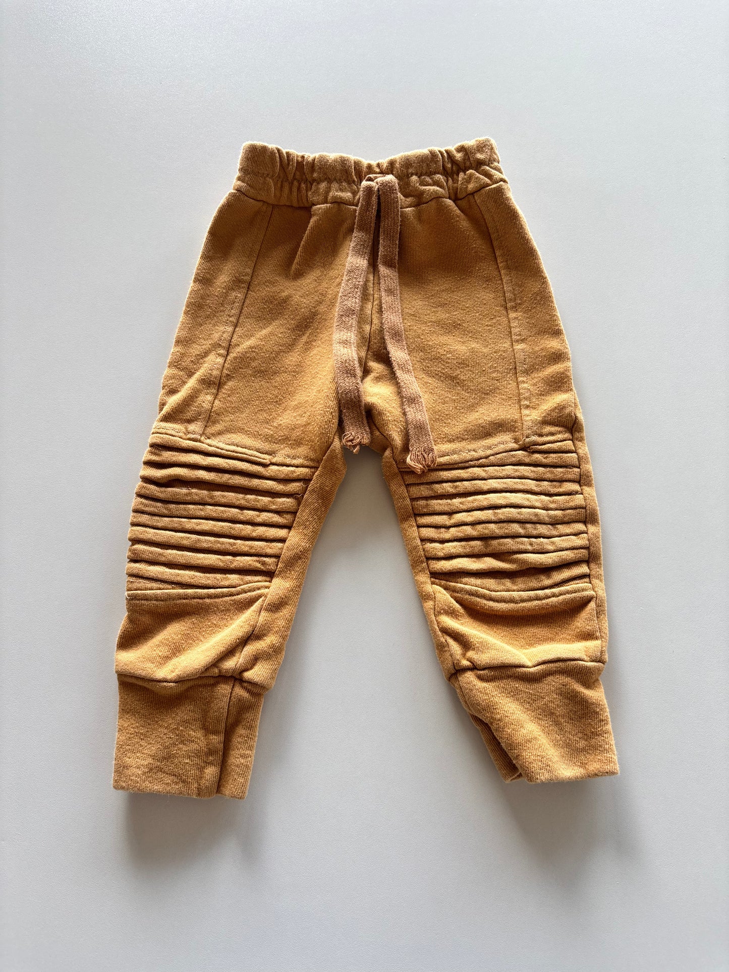 Harvest Gold Moto Joggers