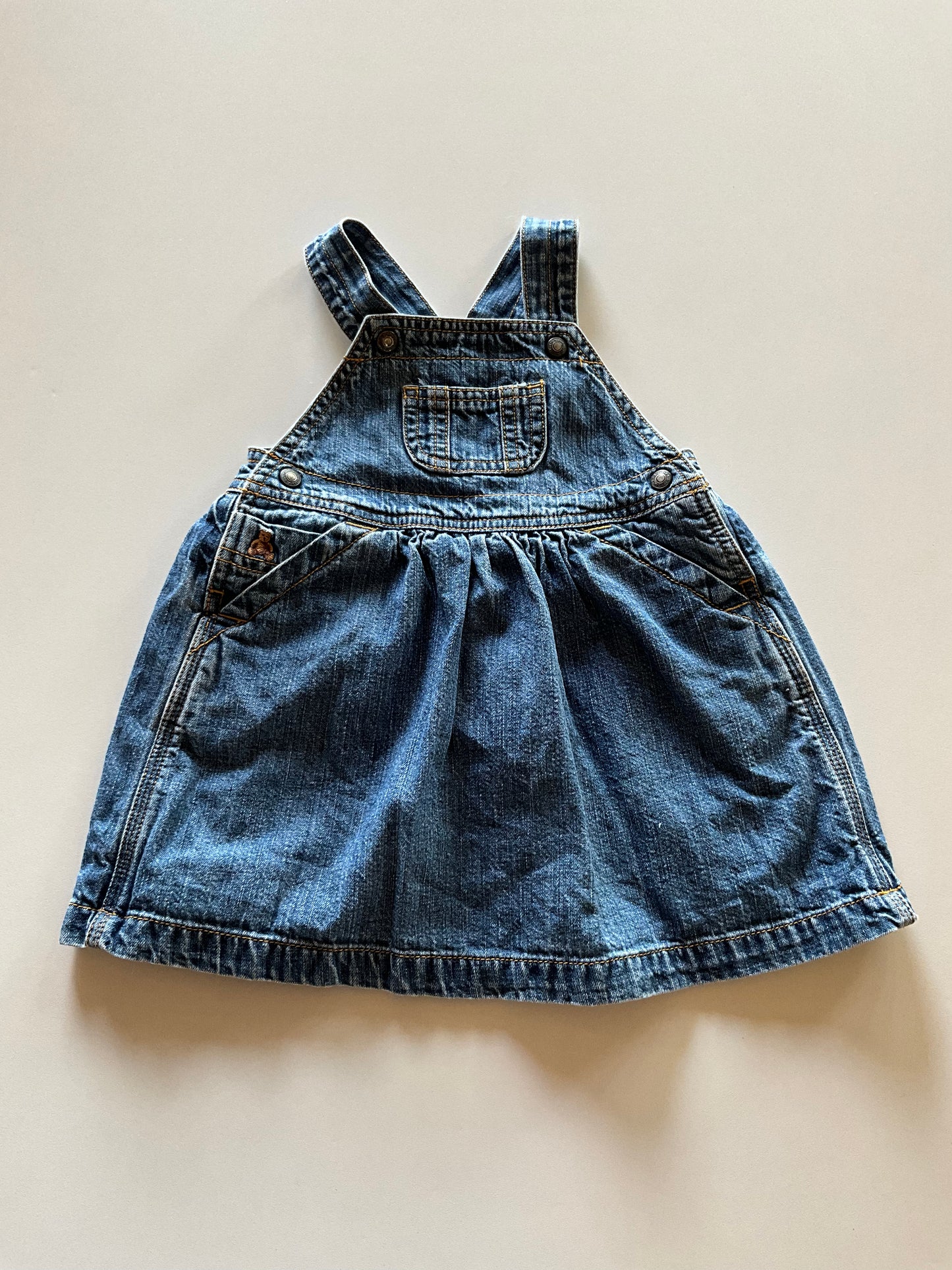 Denim Overall Skirt