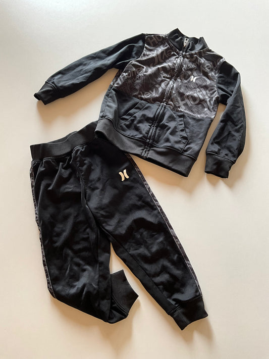 2pc Black & Grey Hurley Leisure Suit
