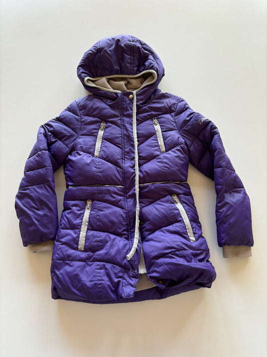 Purple Long Down Jacket