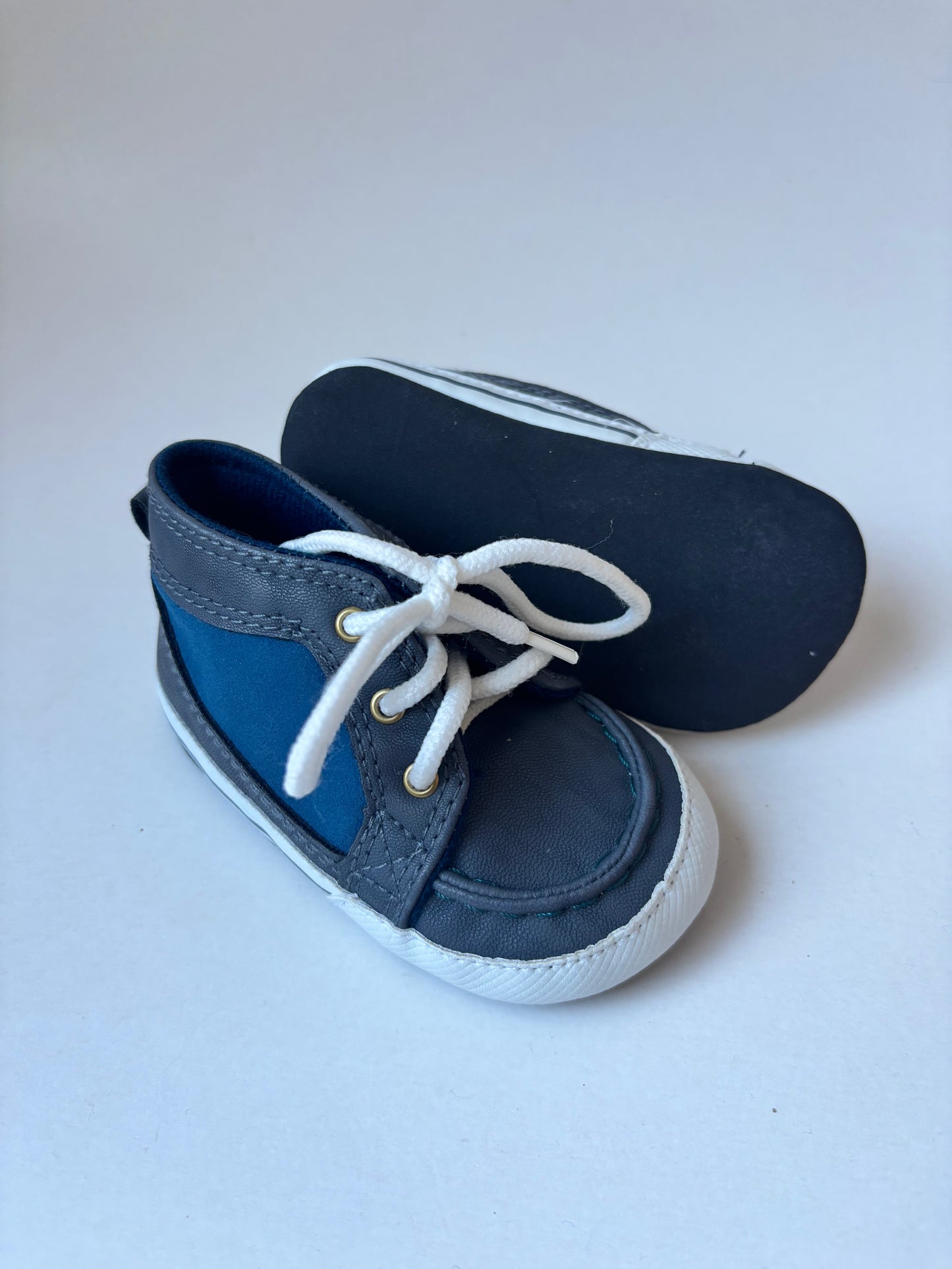 Blue Crib Shoes