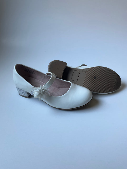 White Patent High Heels