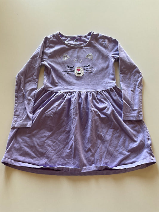 Lavender Cat Face Dress