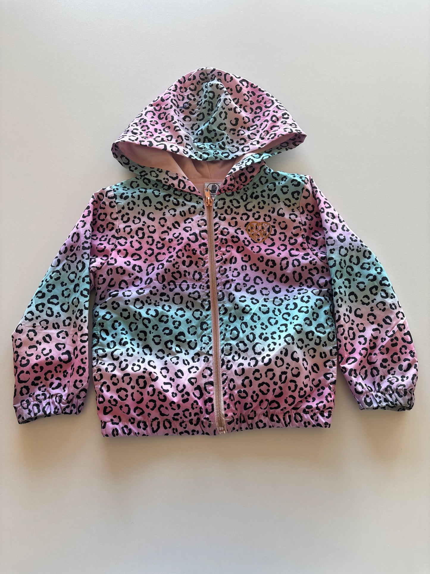 Pastel Rainbow Leopard Jacket