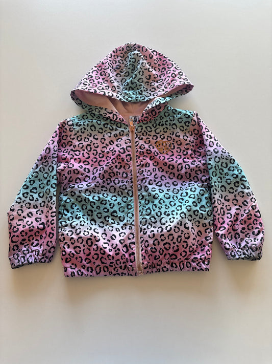 Pastel Rainbow Leopard Jacket