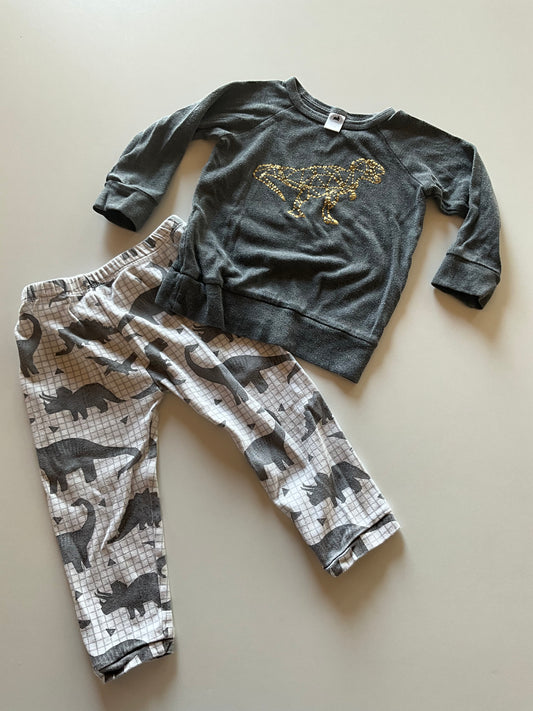 2pc Dinosaur Set