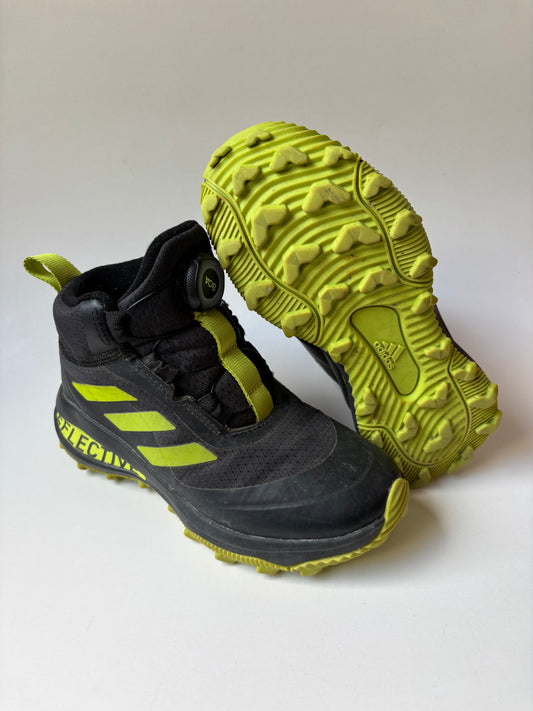 Black & Lime High Top Cleats