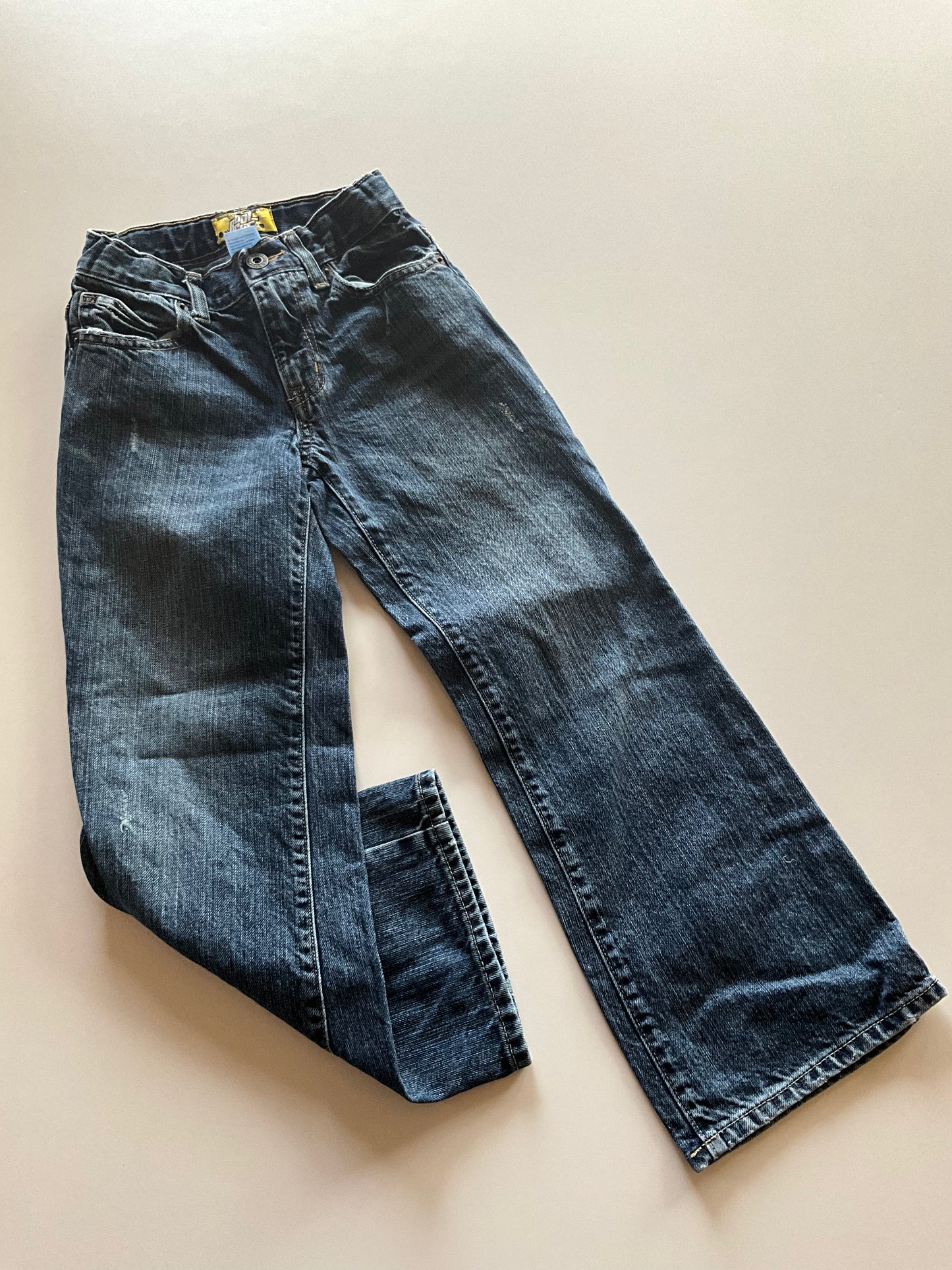 Distressed Boot Cut Denim