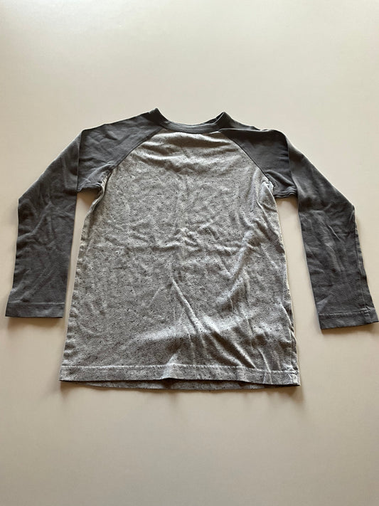 Grey Melange Raglan Shirt