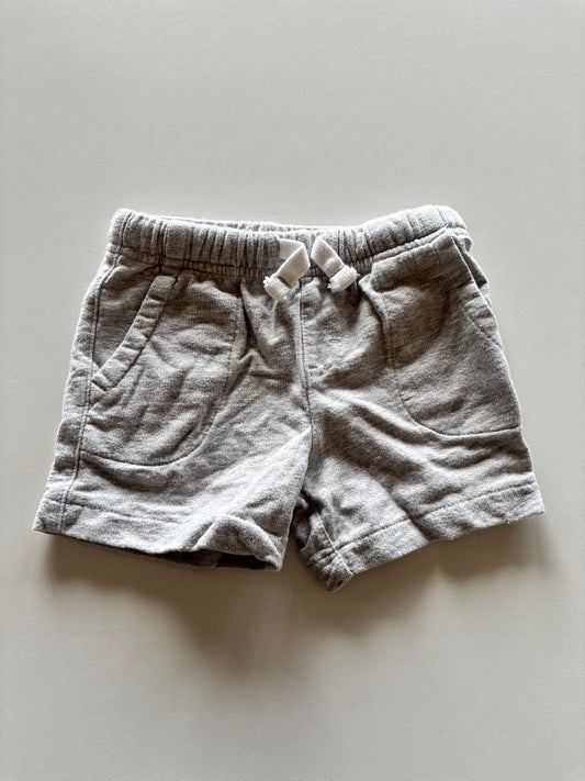 Light Grey Melange Shorts