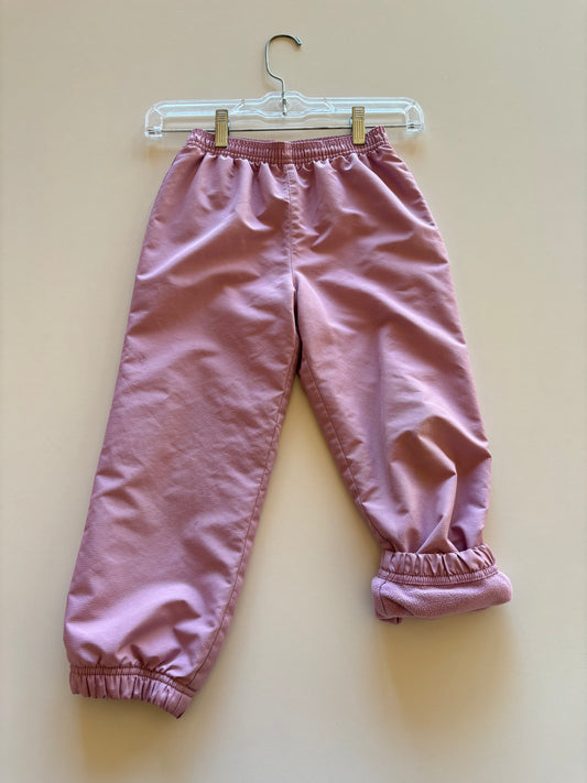 Fleece Lined Lilac Rain Pants