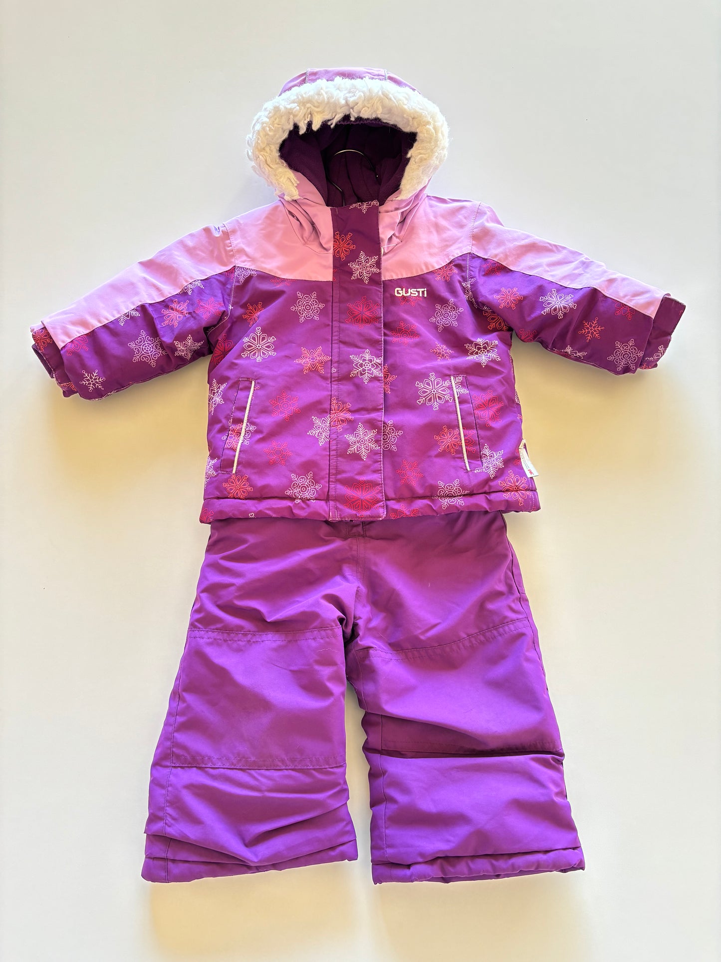 2pc Purple Snow Suit