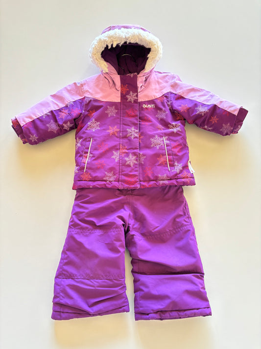 2pc Purple Snow Suit