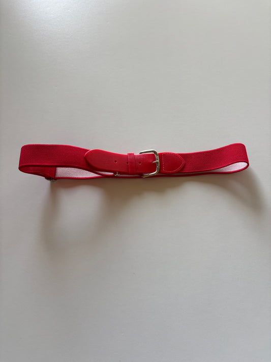 Red Baseball Belt