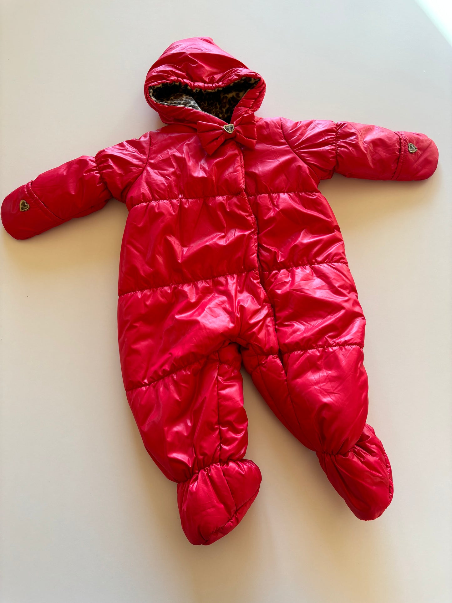 Red Snow Suit