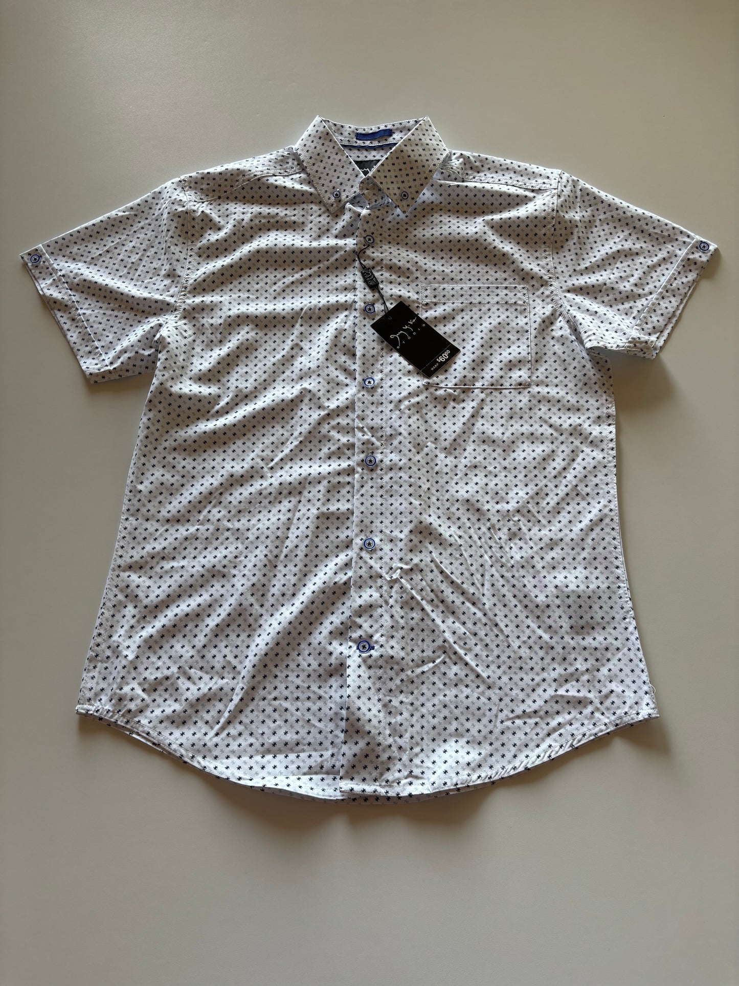 BNWT White Patterned Dress Shirt