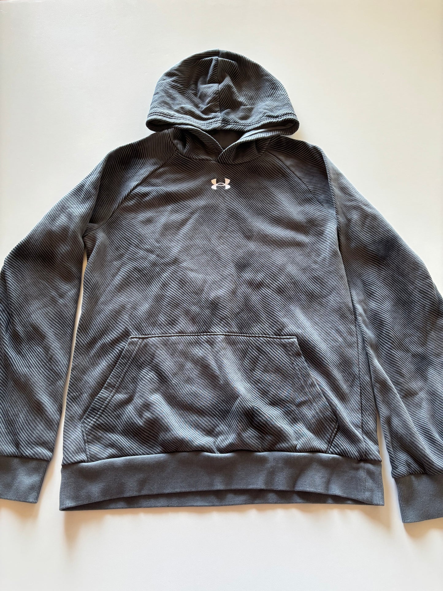 Grey Striped UA Hoodie