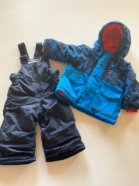 2pc Blue Snow Suit