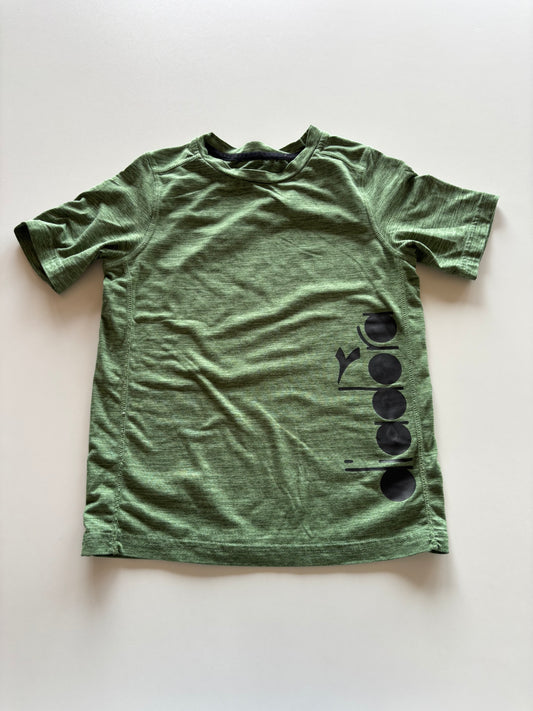 Green Melange Athletic Tee
