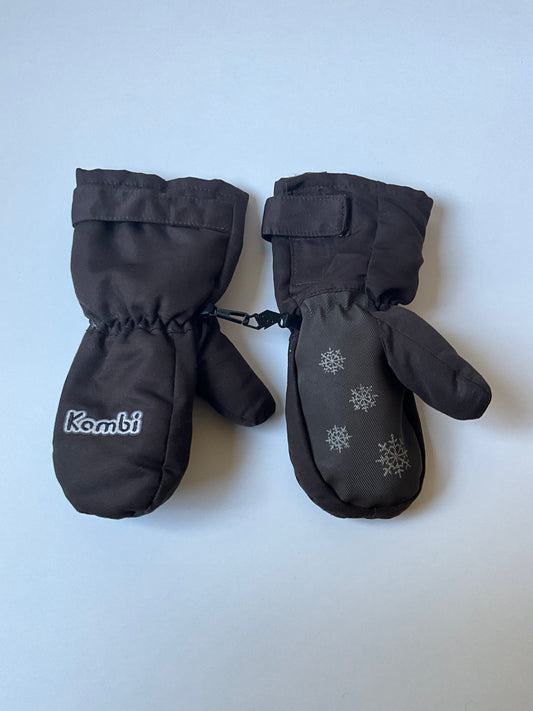 Brown Kombi Snow Mittens