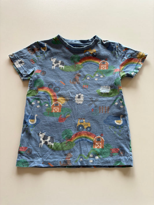 Blue Rainbow Farm Tee