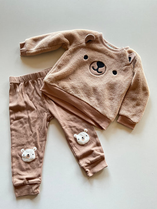 2pc BNWOT Brown Bear Set