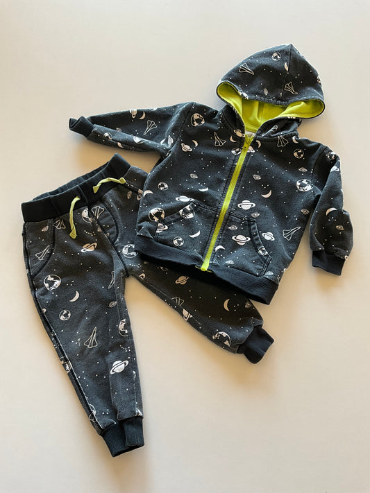 2pc Black Space Set