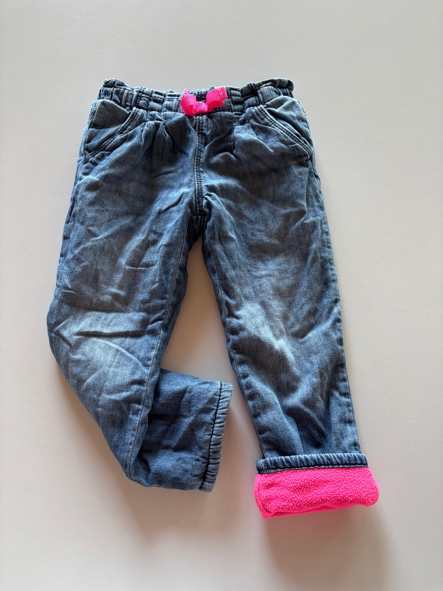 Fleece Lined Denim