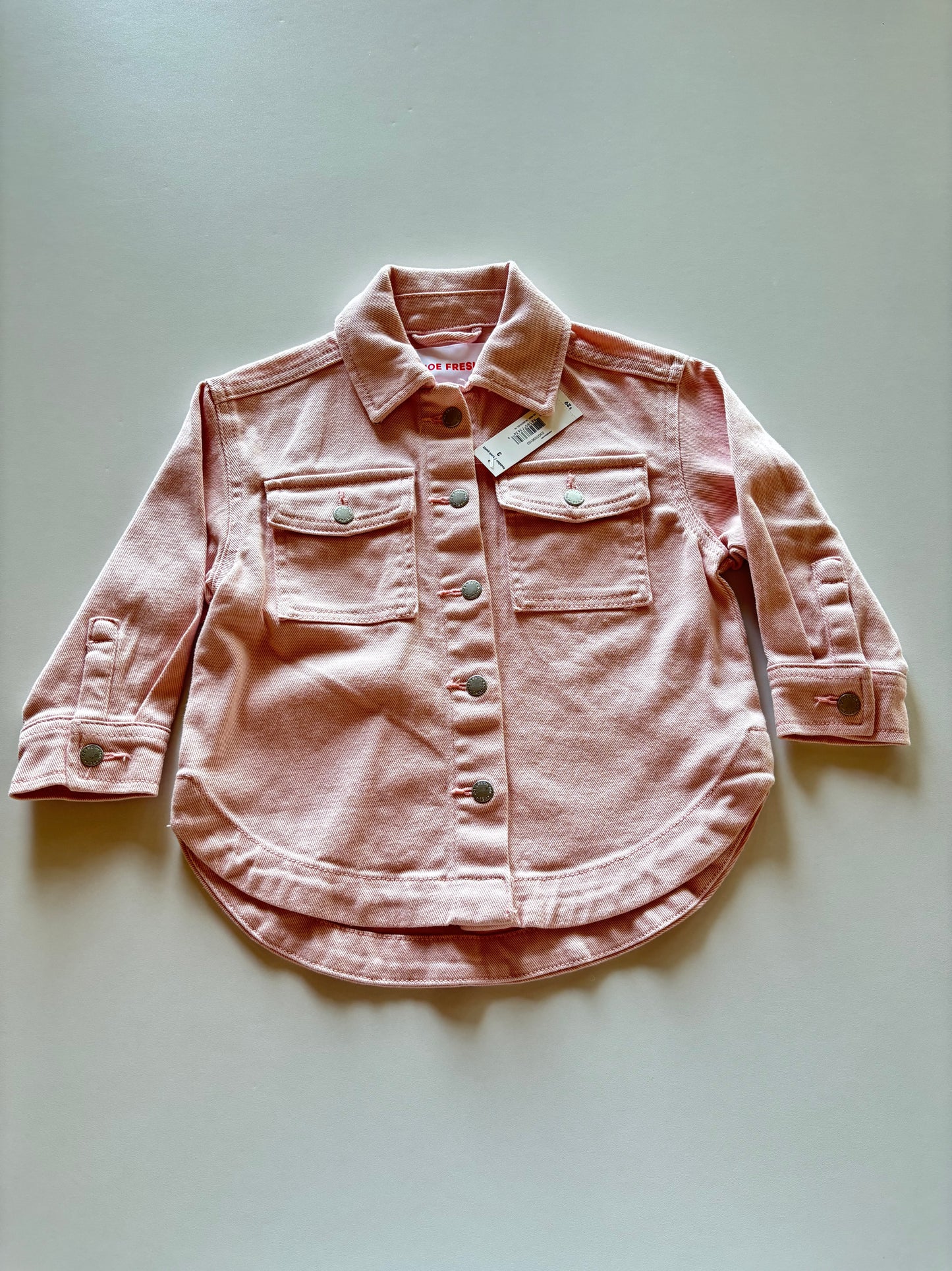 BNWT Pink Denim Jacket
