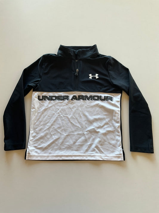 Black & White UA 1/4 Zip
